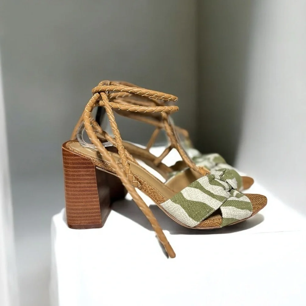 🌻NEW w/box SAM EDELMAN Bodhi Block Heel Sandals | Size 7 - Picture 6 of 15